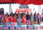 Peringati--Hari-Bhayangkara-Ke--78-,--Kapolda-NTT-Bersama-PJU-Polda-NTT-Dengan--Bersepeda-Motor-Touring-Ke-Fatumnasi-Sambil-bagi-Bansos