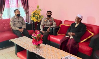 Cegah-Penyebaran-Covid-19,-Polres-TTS-Koordinasi-Dengan--Ketua-Mui-Bahas-Shalat-Ied
