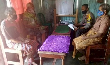 New-Normal-cegah-Covid-19--,-Bhabinkamtibmas-Sosialisasikan-Kepada-Warga