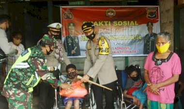 Jelang--Hari-Bhayangkara-Ke-74,-Kapolres-TTS-dan-Jajaran-Anjang-Sana-Ke-Kaum-Difabel-,Ojek,--Kaum-Marginal-serta--Purnawiran-dan-Warakawuri--Polri