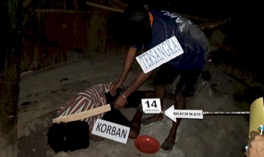 Polres-TTS-Gelar-Rekontruksi-Kasus-Pembunuhan