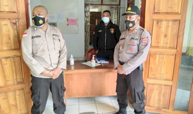 Kasat-Sabhara-Polres-TTS-Pengecekan-Personil-Pam- Gudang-Penyimpanan-Vaksin