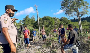 Cegah-Karhutla,-Kapolsubsektor-Noebana-Beri-Imbauan