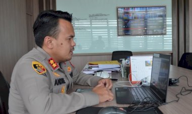 Secara-Virtual,-Kapolres-TTS-Pimpin-Rakor-Satgas- Covid-19
