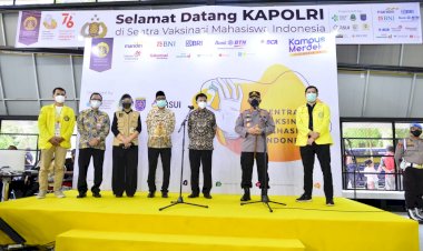 Tinjau-SVMI-di-UI,-Kapolri:-Hilangkan-Perbedaan-Bersatu-Lawan-Covid-19