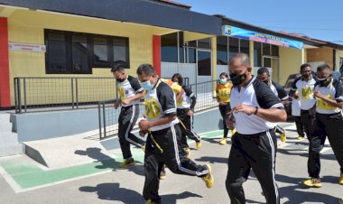 Polres-TTS-Gelar-Tes- Kesjas