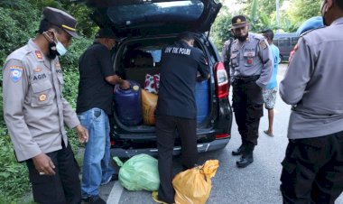 Operasi-Pekat-Ranakah-–-2021,-Polres-TTS-Jaring-Sejumlah-Miras-Tradisional--​​​​​​​