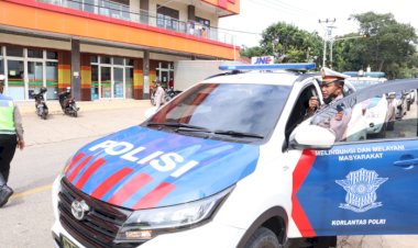 Kasat-lantas-Polres-TTS-Beri-Imbauan -Tertib-Lantas-dan- Pencegahan-Covid-19