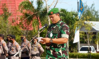 Aman-dan -Lancarnya-Kunjungan-Presiden-RI-ke-Wilayah-Kabupaten-TTS,- Gabungan-Pasukan-TNI-Polri-Laksanakan-Apel-Gelar-Pasukan