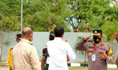 Kapolres-TTS-Sambut-Kunjungan-Presiden-RI-Di-kabupaten-TTS