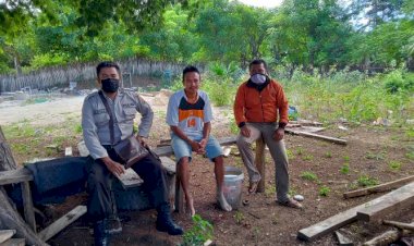 Disiplin-Prokes,-Personil-Polsek-Kualin- Beri-Imbauan- Kepada-Warga