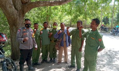 Temui-Anggota-Linmas,-Bhabinkamtibmas-Ajak-Sama-sama-Jaga-Kamtibmas