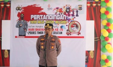 Sambut-Hari-Bhayangkara-Ke-76,-Kapolres-TTS-Buka-Secara-langsung-Turnamen- Olah-Raga