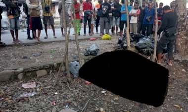 Laka-Lantas-Maut-Di-Kualin--Kabupaten-TTS,-Sat-Lantas-Polres-TTS-Olah-TKP-dan- ini-Kondisi- Pengemudi-Sepeda-Motor-Dan-Penumpangnya