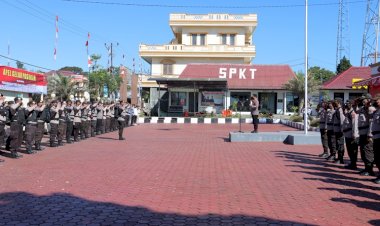  Siap-Mengamankan-Pilkades-Serentak-di-Kabupaten-TTS,-Polres-TTS-Melaksanakan-Apel-Gelar-Pasukan