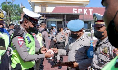 Jelang-Ops-Zebra-Turangga-2022,Seksi-Propam-Polres-TTS-Gelar-Gatibplin