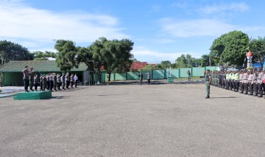 Pererat-Persatuan-dan-Kesatuan-TNI/Polri-Sebagai-Garda-Terdepan-Kodim-1621-TTS-dan-Polres-TTS-Kembali-Gelar-Apel-Sinergitas