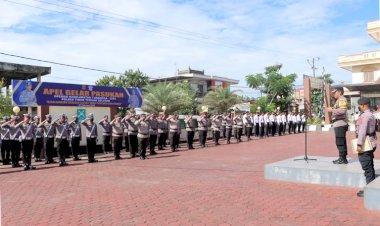 Dimulainya-Ops-Keselamatan,-Polres-TTS-laksanakan- Apel-Gelar-Pasukan-Ops-Keselamatan