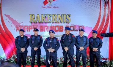 Buka-Rakernis-Brimob,-Kapolri:-Amankan-Agenda-Nasional-Hingga-Internasional