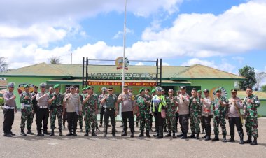 Tingkatkan-Sinergitas-dan-Soliditas-TNI-/-Polri,--Polres-TTS-dan-Kodim-1621-TTS-Gelar-Apel-Bersama
