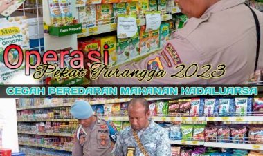 Mencegah- Peredaran-makanan-dan-Minuman-Kadaluarsa,-Personil-Ops-Pekat-lakukan-Razia