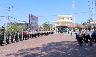 Siap-Mengamankan-Pemilu-2024,-Polres-TTS-Melaksanakan-Apel-Gelar-Pasukan