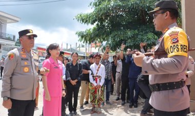 Kunker-Ke-Polres-TTS- ,-Kapolda-NTT-Disambut-Langsung-Oleh-kapolres-TTS