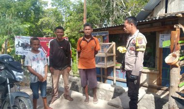 Jelang-Pemilu-2024,--Bhabinkamtibmas-Rutin-sambangi-Warga-Beri-Pesan-Kamtibmas