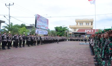 Siap-mengamankan-TPS,-Polres-TTS-Apel-Pergeseran-Pasukan