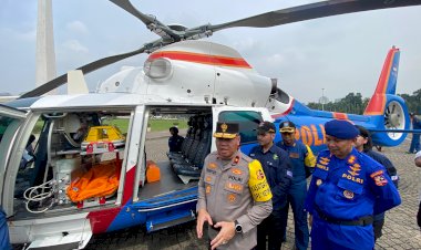 Polri-Kerahkan-2-Helikpoter-Jadi-Ambulans-Udara-saat-Arus-Mudik-dan-Balik-Lebaran
