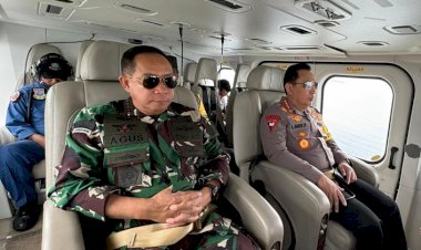Kapolri-Panglima-TNI-Patroli-Udara-Cek-Kesiapan-Mudik-di-Pelabuhan-Gilimanuk 