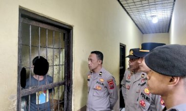 Demi-memastikan-Ruang-Tahanan-Aman,-Polres-TTS-Rutin-Cek-Ruang-Tahanan