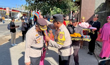 Polres-TTS-Laksanakan-Tradisi-Sambut--Pejabat-Baru-Kapolres-TTS