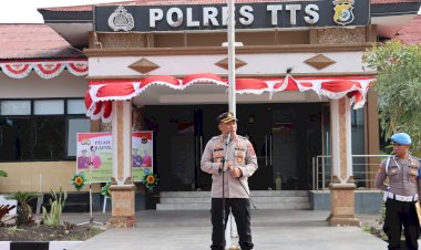 Pimpin-Apel-Perdana,-Ini-Pesan-Kapolres-TTS
