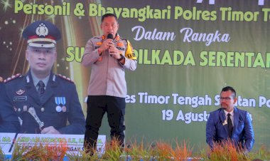 Peduli-Mental-Anggota,-Kapolres-TTS-Datangkan-Motivator-Nasional-Guna-Menggelar-Kegiatan-Booster-Mental-Demi-Siapkan-Mental-Anggota-Polres-TTS-Hadapi--Pilkada-Serentak-2024