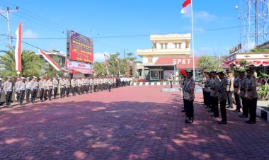 Hari-Juang-Polri-Tahun-2024,-Polres-TTS-Melaksanakan -Upacara