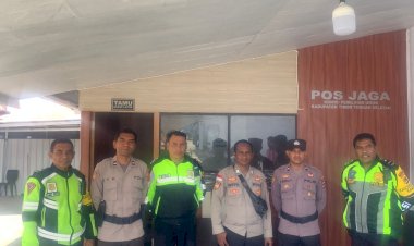 1x24-Jam,--Polres-TTS-Siagakan-Personil--Pengamanan-Di-Kanto-KPU-TTS-Dan-Bawaslu-TTS