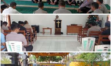 Terus-Meningkatkan  -Karakter-Anggota -Yang-Beriman-dan -Bertaqwa-Kepada-Tuhan-Yang-Maha-Esa, -Polres-TTS-Melaksanakan-Binrohtal