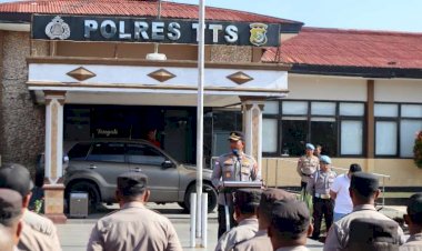 Pimpin-Apel- Jam-Pimpinan,-  Ini-Arahan-kapolres-TTS