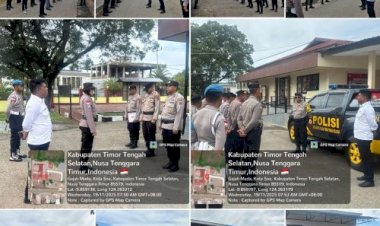 Pererat-Silahturahmi-serta-Anev -Tugas-dan-kegiatan,-Polres-TTS-Laksanakan-Apel-Fungsi