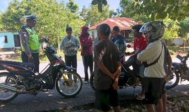 Kanit-Kamsel-Sat-Lantas-Polres-TTS-Laksanakan-Imbauan-Kamseltibcar-Lantas-kepada-Pengguna-Ranmor