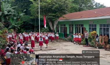 Jadi-Pembina-Upacara,-Kapolsek-Amanuban-Tengah-: -Hindari-Perbuatan-Bullying