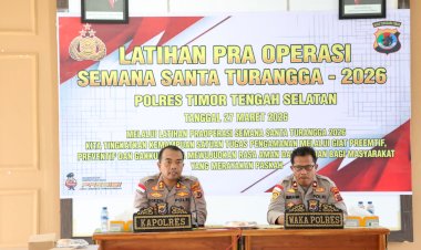 Siapkan-Personel-Untuk-Amankan-Ibadah-Paskah,-Polres-TTS-Gelar-Latihan-Pra-Operasi-Semana-Santa-Turangga-2026