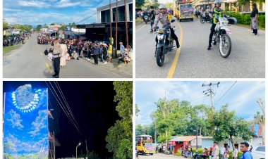 Demi-Terciptanya-Perayaan-Paskah-Yang-Khidmat,-Polres-TTS-Laksanakan-Pengamanan---Rute-Prosesi-Jalan-Salib-Jemaat-GMIT-Tebes-Kobelete