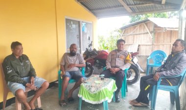 Jaga-Keamanan-Wilayah,-Bhabinkamtibmas-Kie-Melaksanakan-Patroli-dan-Sambang-di-Desa-Nekmese