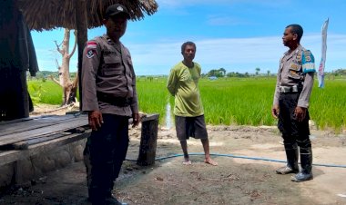 Wujudkan-Wilayah-Aman,-Personel-Polsek-Amanuban-Selatan-Laksanakan-Patroli