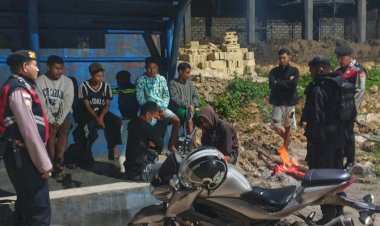 Jaga-Keamanan-Jam-Rawan,-Sat-Samapta-Polres-TTS-Laksanakan-Patroli-Dialogis