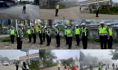 Jaga-Kamseltibcarlantas,-Satlantas-Polres-TTS-Gatur-Pagi-di-Kota-Soe