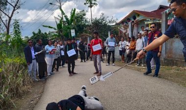 Polres-TTS-Lakukan-Rekonstruksi-Kasus-Dugaan-Penganiayaan-Berat,-22-Adegan-Dipentaskan-di-Lokasi-Kejadian.
