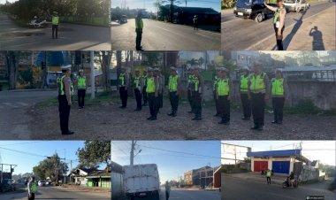 Wujud-Pelayanan-Prima,-Satlantas-Polres-TTS-Laksanakan-Gatur-Pagi-di-Kota-Soe
